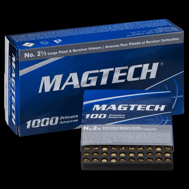 Buy Magtech 2-1/2 Large Pistol Primers (100) at Shooting Supplies