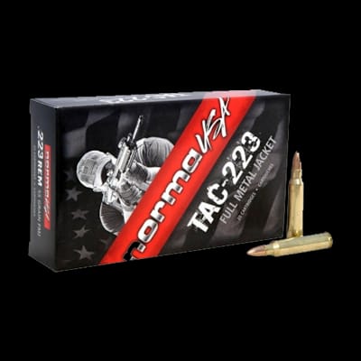 Buy Norma 223 Tactical Match FMJ 55gr at Shooting Supplies