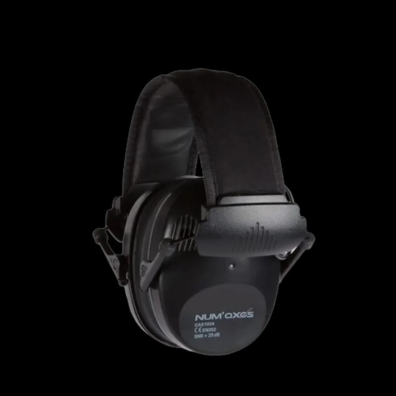Buy NUM'AXES Electronic Hearing Protection Black at Shooting Supplies