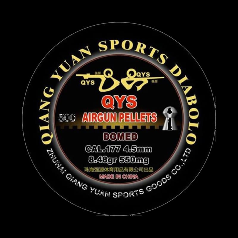 Buy Qys Domed Nose .177/4.49 8.48Gr (500) at Shooting Supplies