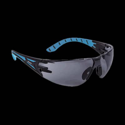 Riley Stream Blue Shooting Glasses Smoke Lens