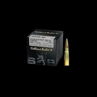 Buy S&B 300 Black Out FMJ Subsonic 200gr at Shooting Supplies