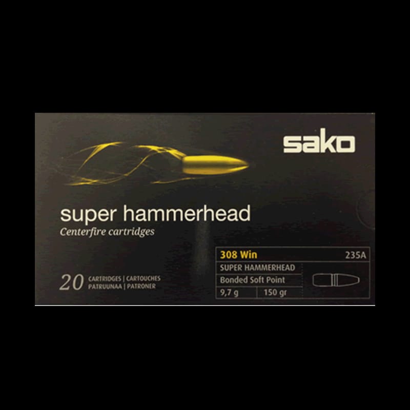 Buy Sako .308 235A Super Hammerhead 150gr at Shooting Supplies