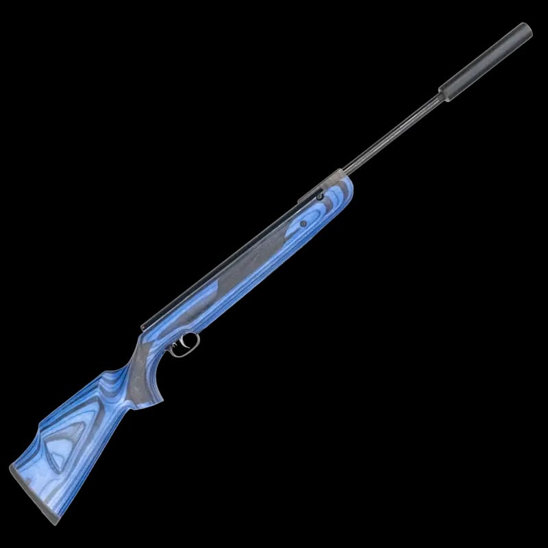 Buy Weihrauch HW95S Blue Laminate .177 Air Rifle With Moderator at Shooting Supplies