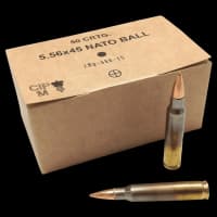 Military GGG 223/5.56 FMJ 62gr Ball Ammunition