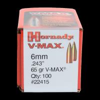 HORNADY 6MM 65GR V-MAX (100)