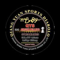Qys Streamlined Nose Heavies .177/4.50 9.56Gr (500)