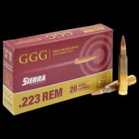 Military GGG 223 FMJ 69gr Match Ammunition