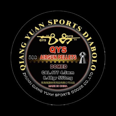 Buy Qys Domed Nose .177/4.49 8.48Gr (500) at Shooting Supplies