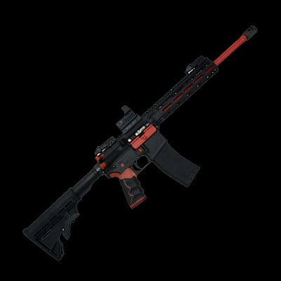 Buy Tippmann Arms M4 Redline Ltd Edition Semi Auto Rifle 22LR 16" at Shooting Supplies