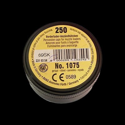 Buy RWS Perc Caps 1075 (No.11) (250) at Shooting Supplies