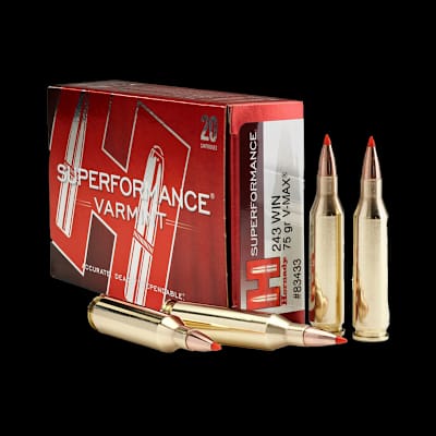Buy Hornady 243 75G V-Max Superformance at Shooting Supplies
