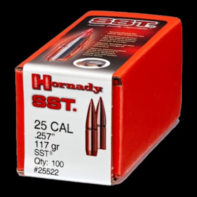 Buy Hornady SST Interlock Bullets 25/.257 117gr at Shooting Supplies