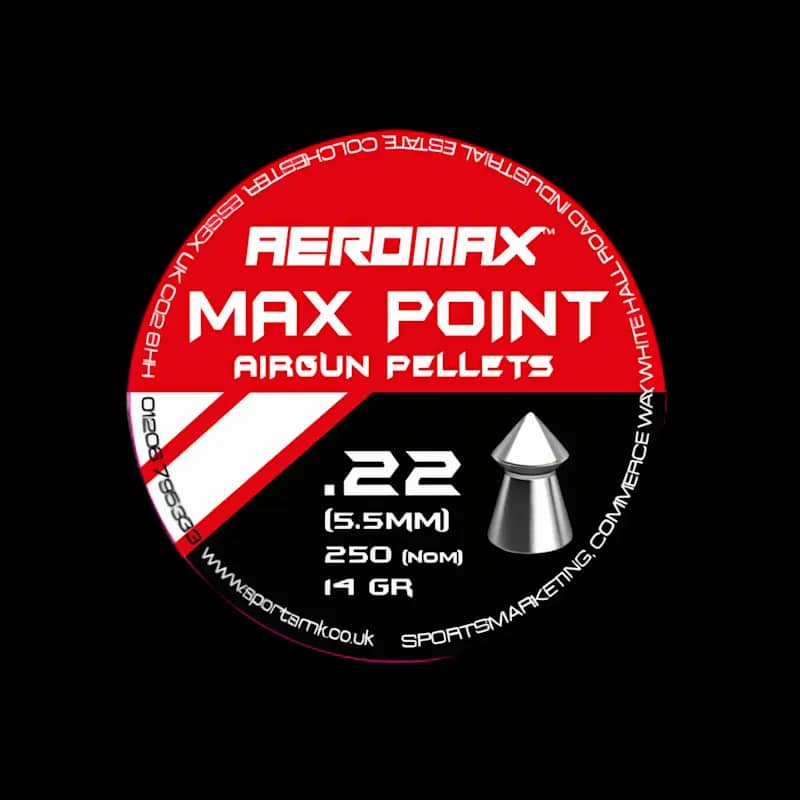 Aeromax Pointed Pellets .22 (250) - Image 1