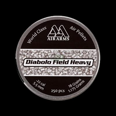 Buy Air Arms Diabolo Field Heavy Pellets .22 250 pcs 18gr at Shooting Supplies