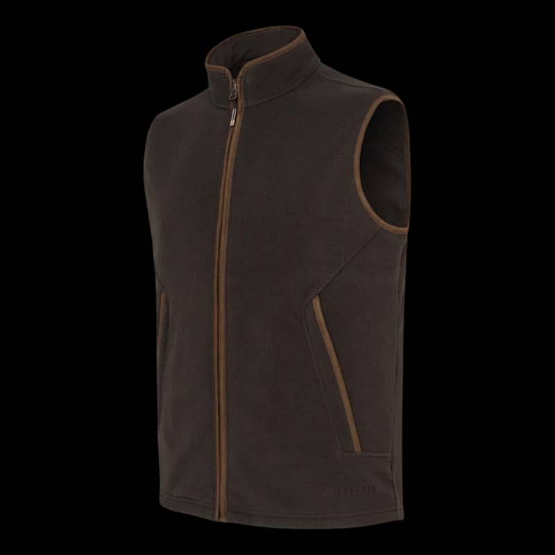 Beretta Arlington Fleece Vest Brown Bark Medium - Image 1