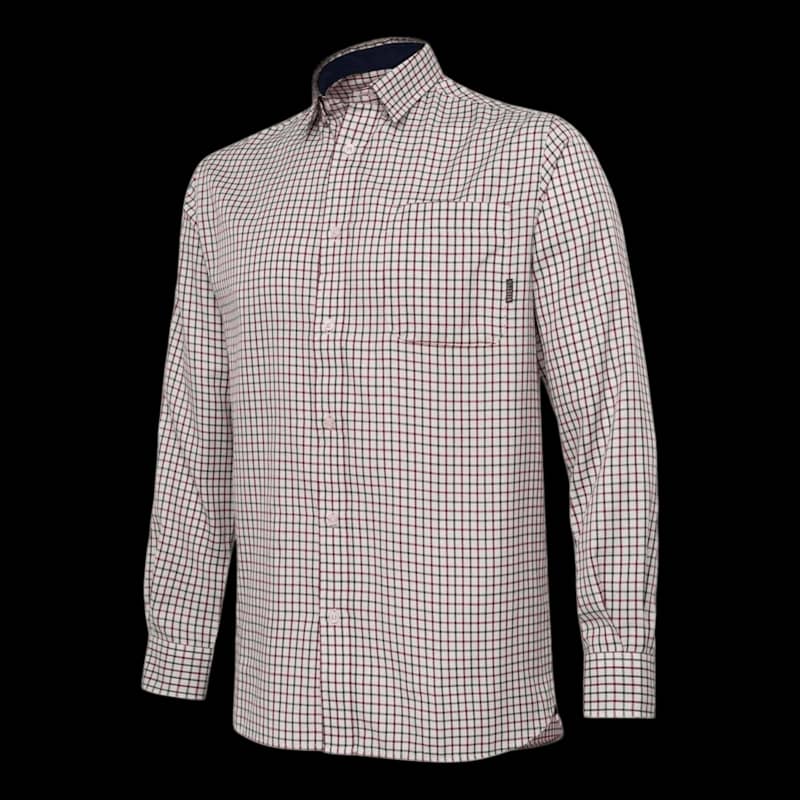 Beretta Ellis Long Sleeve Shirt Ivory/Green XXL - Image 1