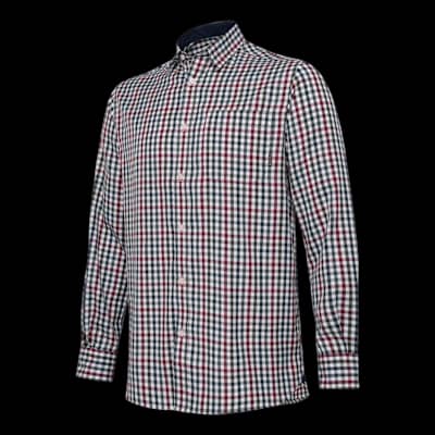 Beretta Ellis Long Sleeve Shirt White/Bordeaux Large
