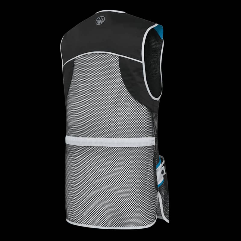 Beretta Full Mesh Vest Black & Blue Excell XXL - Image 2