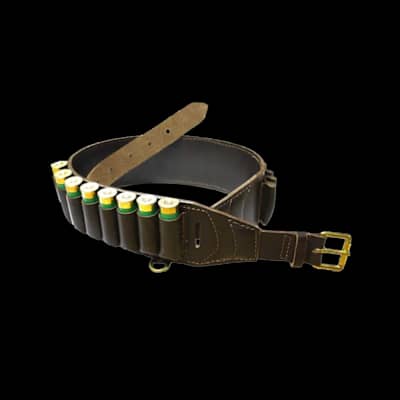 Bisley Deluxe Brown Leather Cartridge Belt 12G