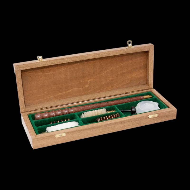 Bisley Shotgun Cleaning Kit Wood Box 12 Gauge - Image 1