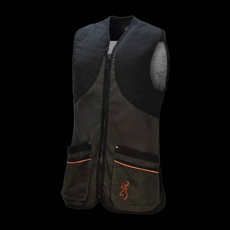 Browning Classic Shooting Vest Grey Medium - Image 1