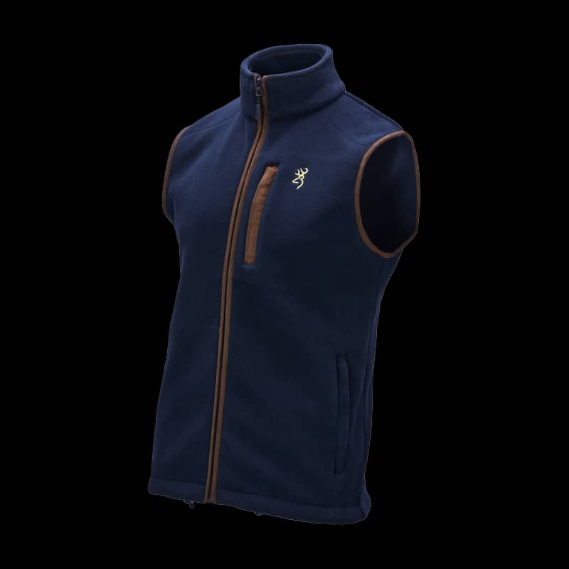 Browning Summit Vest Fleece Blue 2XL - Image 1