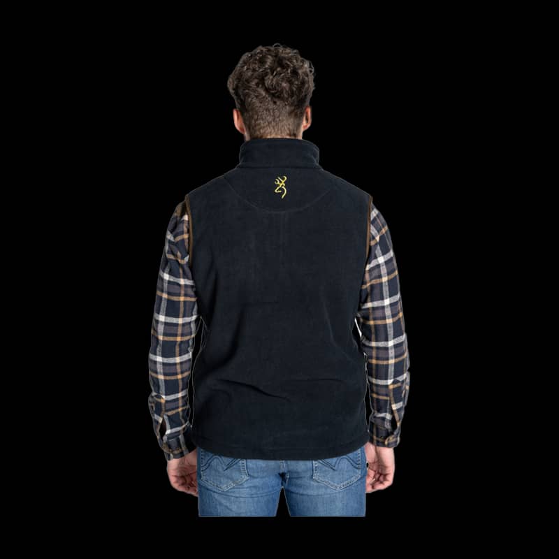 Browning Summit Vest Fleece Blue L - Image 2