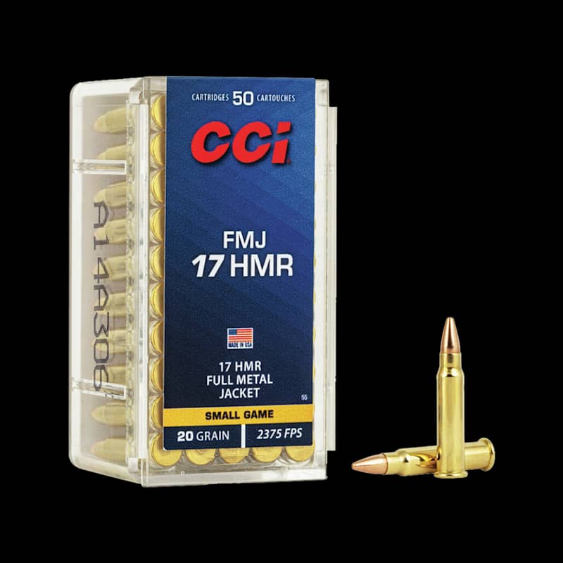 CCI Full Metal Jacket 17 HMR FMJ 20gr - Image 1