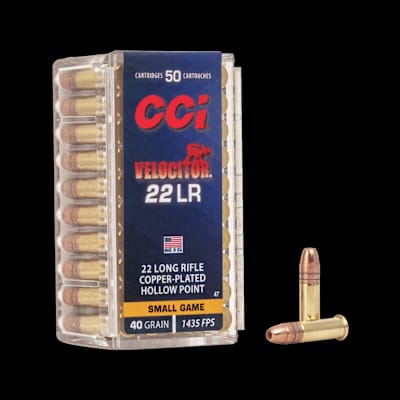 Buy CCI Velocitor HP HV 22LR 40gr at Shooting Supplies