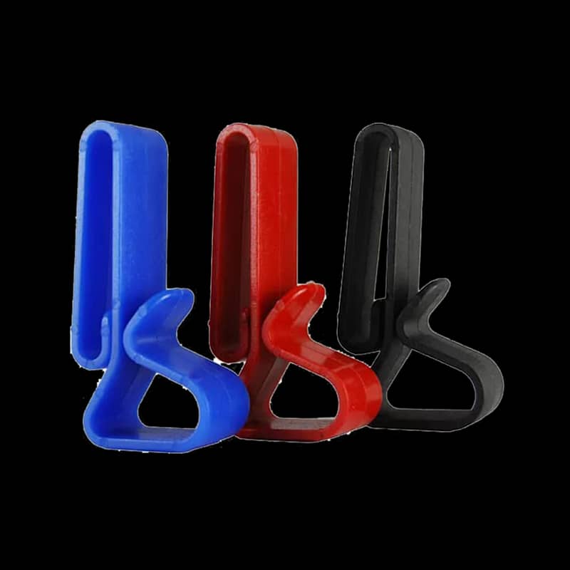 Double-Alpha Academy Belt Clip Ear Defenders - Black - Image 1