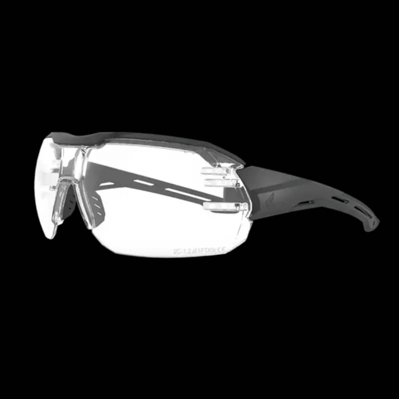 Edge Tactical Kabru Shooting Glasses Black Frame Clear Lens - Image 1