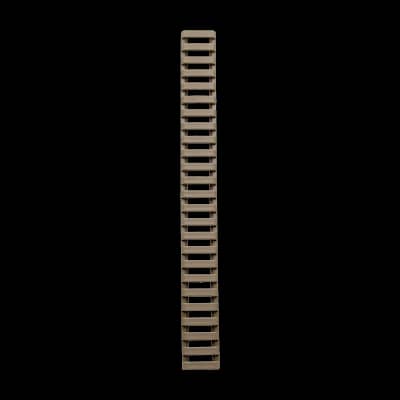Ergo 25 Slot Low Profile Ladder Rail Covers (3 Pack) Dark Earth