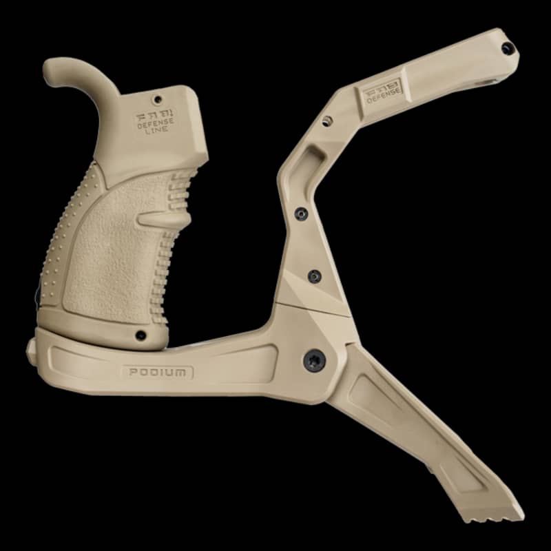 FAB Defense AR Podium Bipod Tan - Image 1