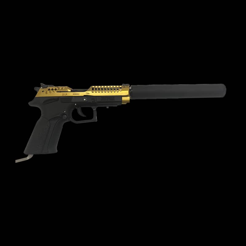 Grand Power K22 X-Trim 22LR Long Barrel Pistol Gold - Image 2