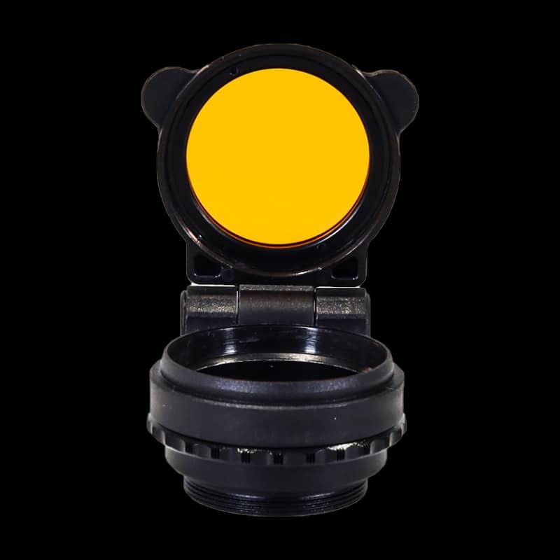 Immersive Optics Flip-Up Lens Protector Amber 30 mm - Image 1