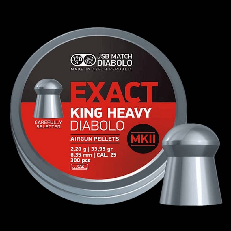 JSB Exact King Heavy .25 Pellets (300) - Image 1