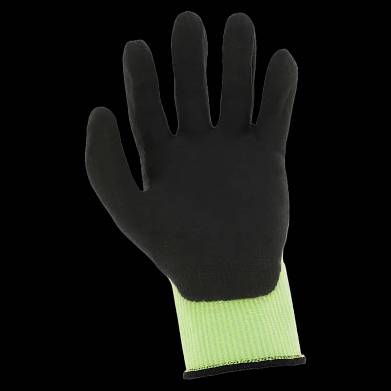 Mechanix Wear Speedknit Hi-Viz Gloves Fluorescent Yellow Large - Image 2