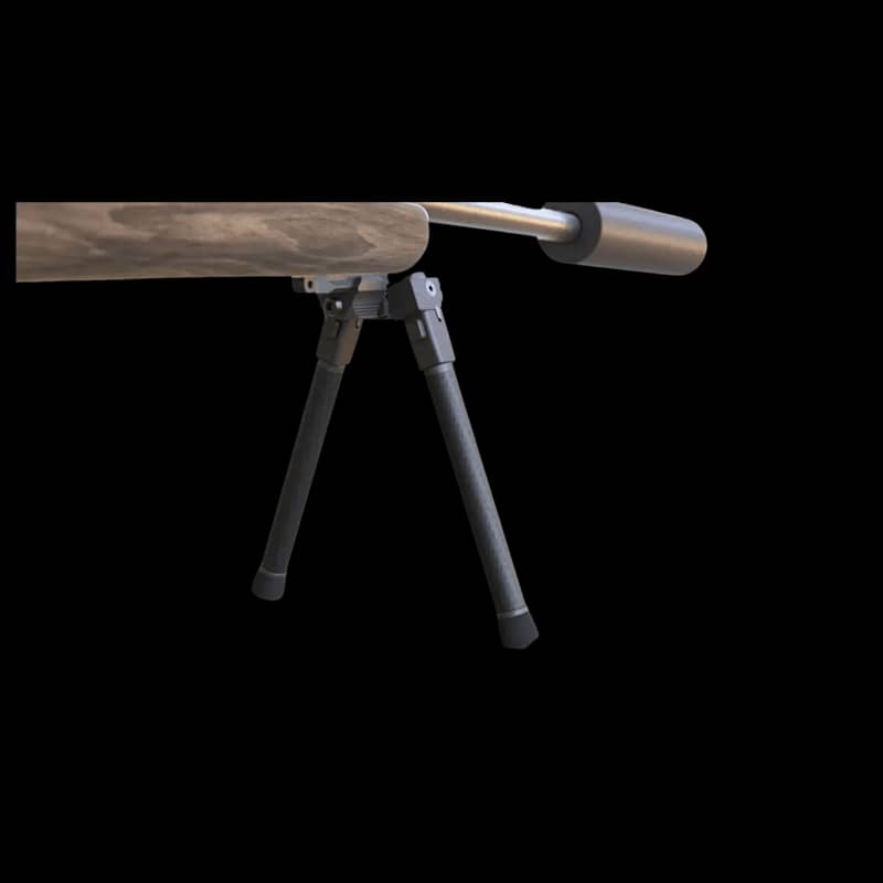 Nornehunt Carbon Fibre Bipod With Picatinny Fitting - Image 1