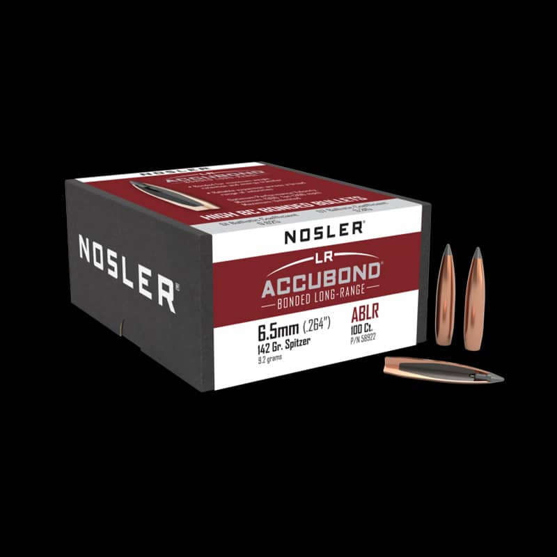 Nosler 6.5/.264 142gr Accubond Long Range (100) - Image 1