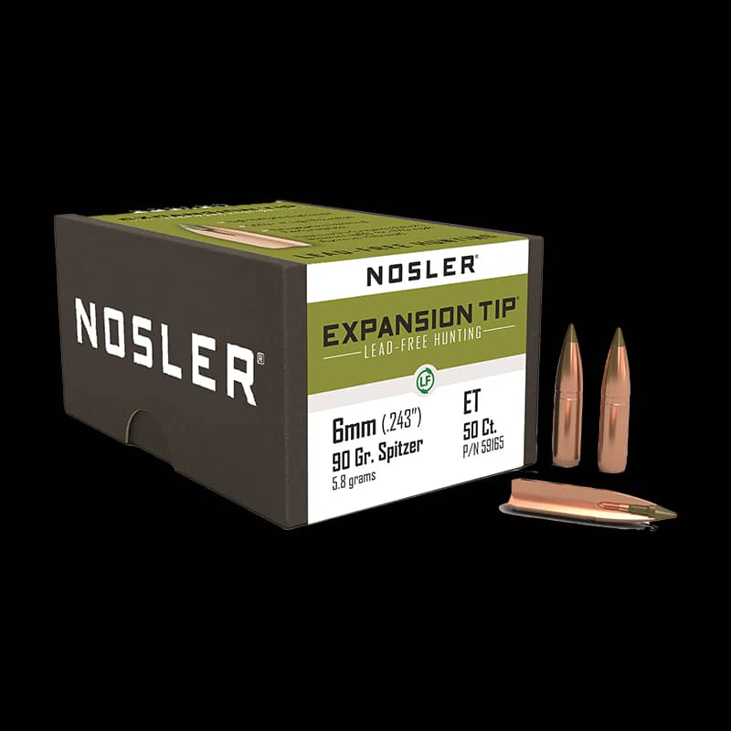 Nosler 6 mm/.243 90gr E-Tip (50) - Image 1
