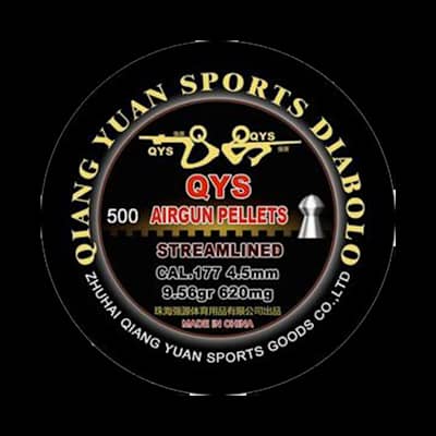 Qys Streamlined Nose Heavies .177/4.50 9.56Gr (500)
