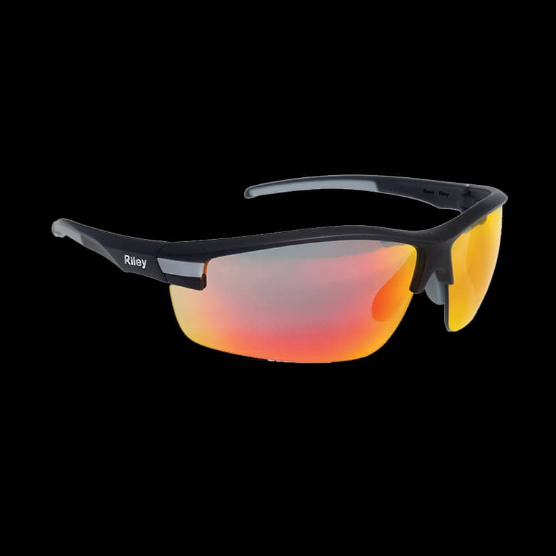 Riley Sisini Shooting Glasses Black Revo - Image 1