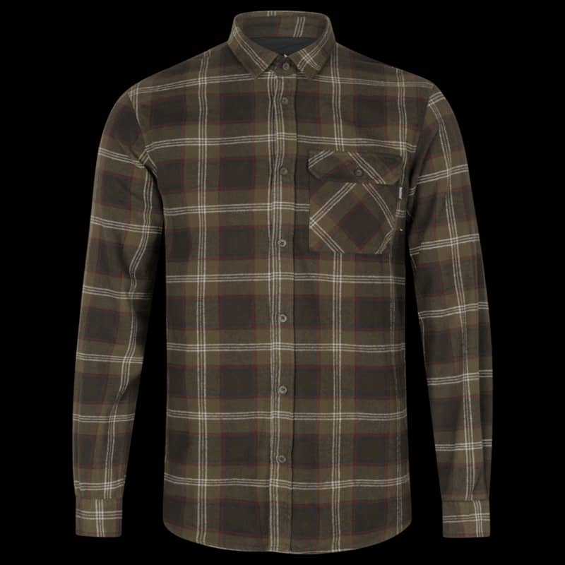 Seeland Glen Flannel Shirt Pine Green XL - Image 1