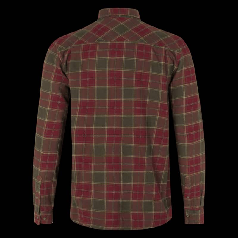 Seeland Glen Flannel Shirt Red Forest XXL - Image 2
