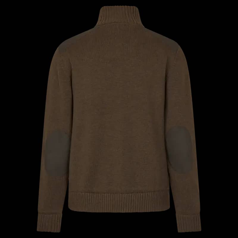 Seeland Haze Windbreaker Knit Dark Brown Medium - Image 2