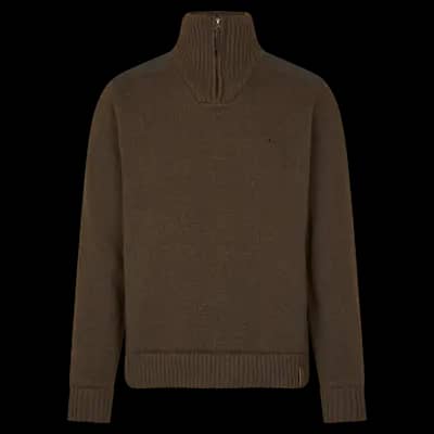 Seeland Haze Windbreaker Knit Dark Brown Medium