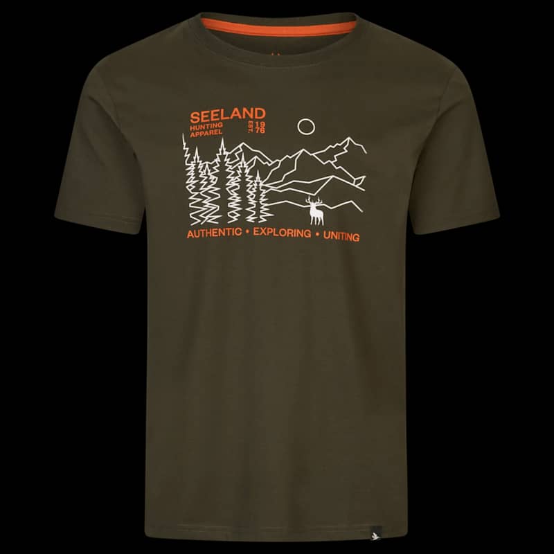 Seeland "Landscape" T-shirt Green M - Image 1