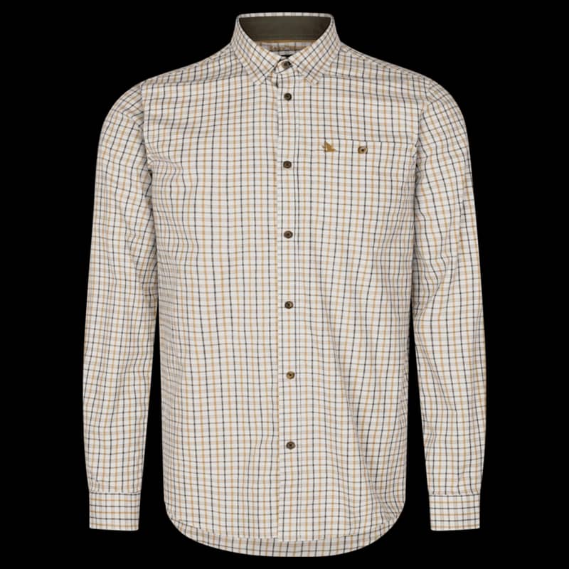 Seeland Oxford Shooting Shirt Classic Blue/Brown M - Image 1