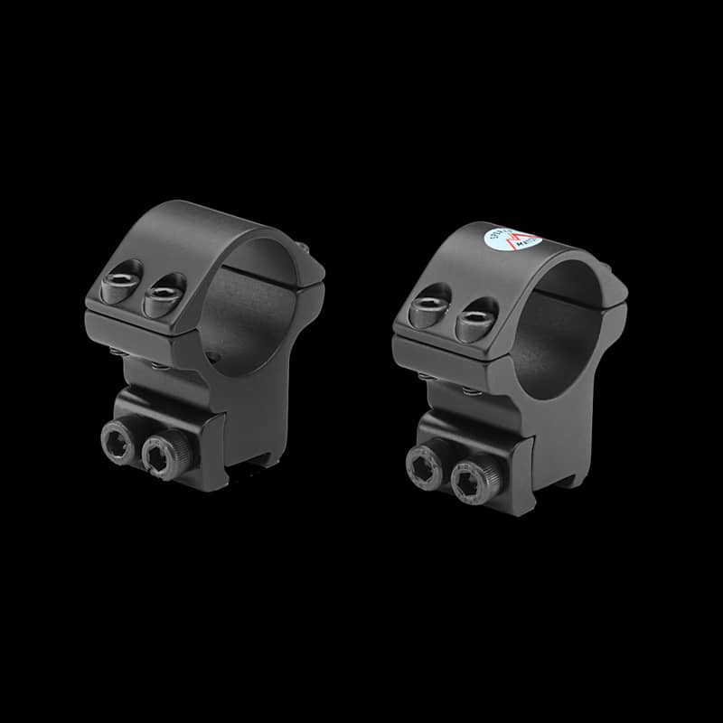 Sportsmatch 2 Piece 30 mm High Mount Scope Rings - Image 1